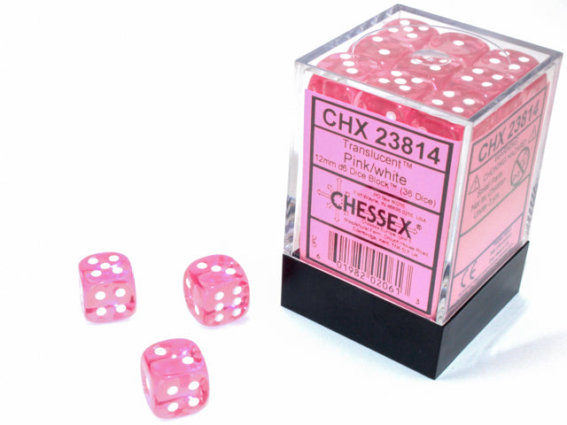 Chessex: D6 Translucent Dice Set - 12mm