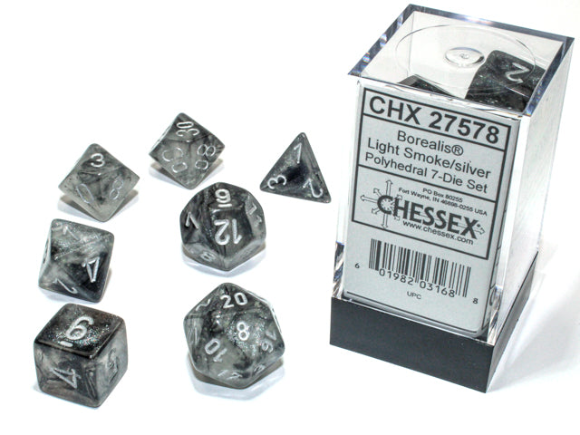 Chessex: Polyhedral Borealis LUMINARY Dice sets