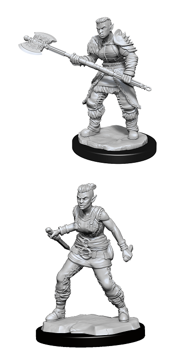 D&D Nolzur's Marvelous Miniatures: ORC FEMALE BARBARIAN