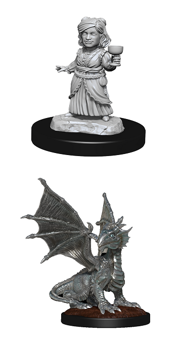 D&D Nolzur's Marvelous Miniatures: SILVER DRAGON WYRMLING