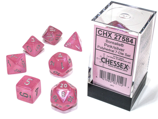 Chessex: Polyhedral Borealis LUMINARY Dice sets