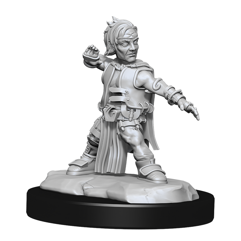Pathfinder Battles Unpainted Miniatures: Halfling Male Monk