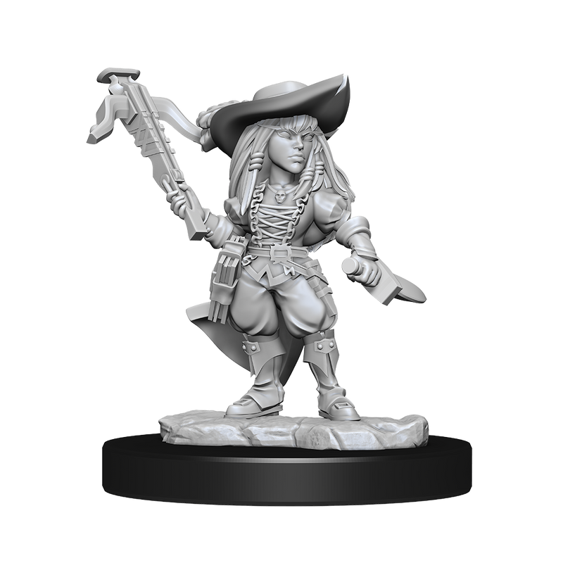 Pathfinder Battles Unpainted Miniatures: Gnome Female Bard