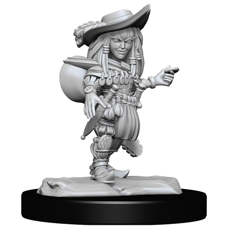 Pathfinder Battles Unpainted Miniatures: Gnome Female Bard