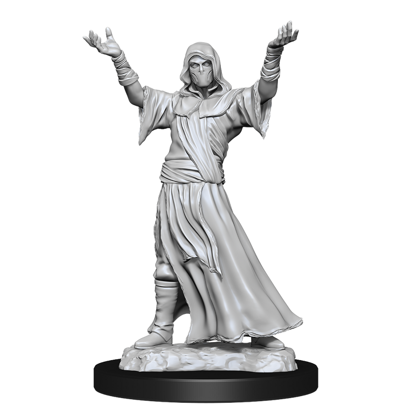 WizKids Deep Cuts Unpainted Miniatures: Plague Doctor & Cultist