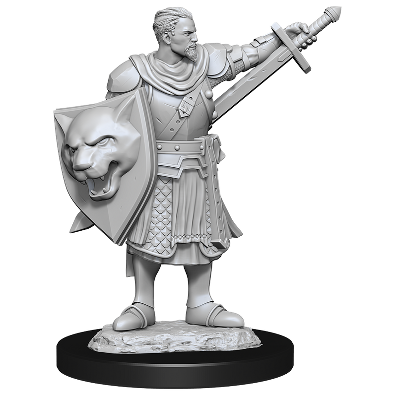 Pathfinder Battles Unpainted Miniatures: Human Male Champion