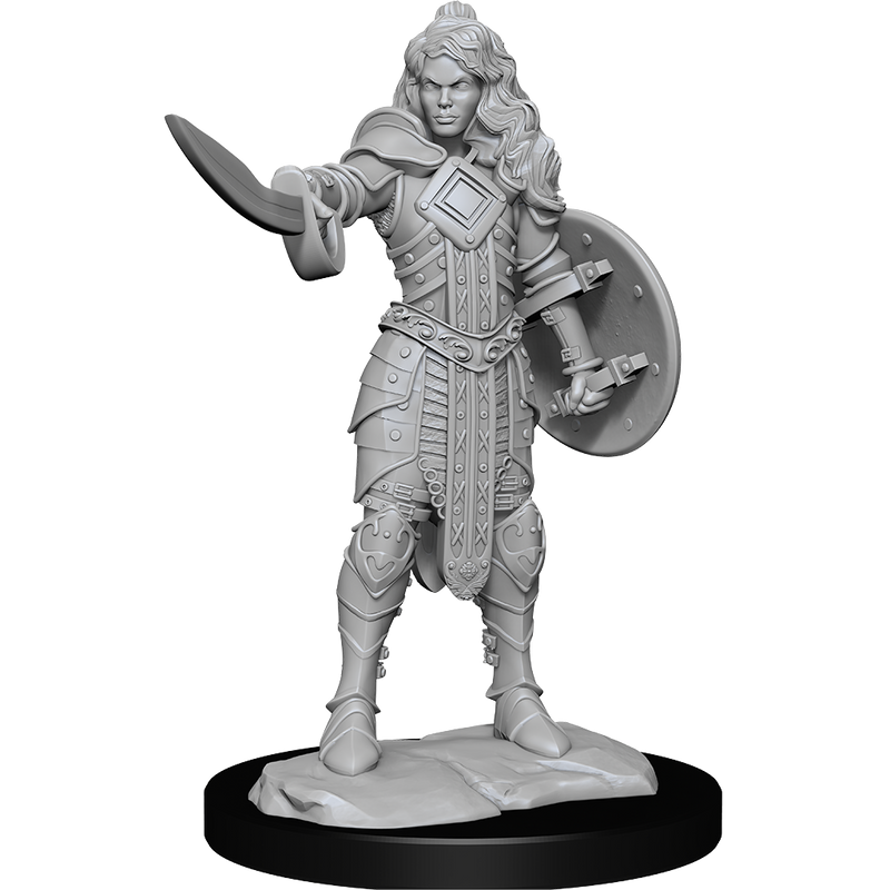 Pathfinder Battles Unpainted Miniatures: Human Female Champion