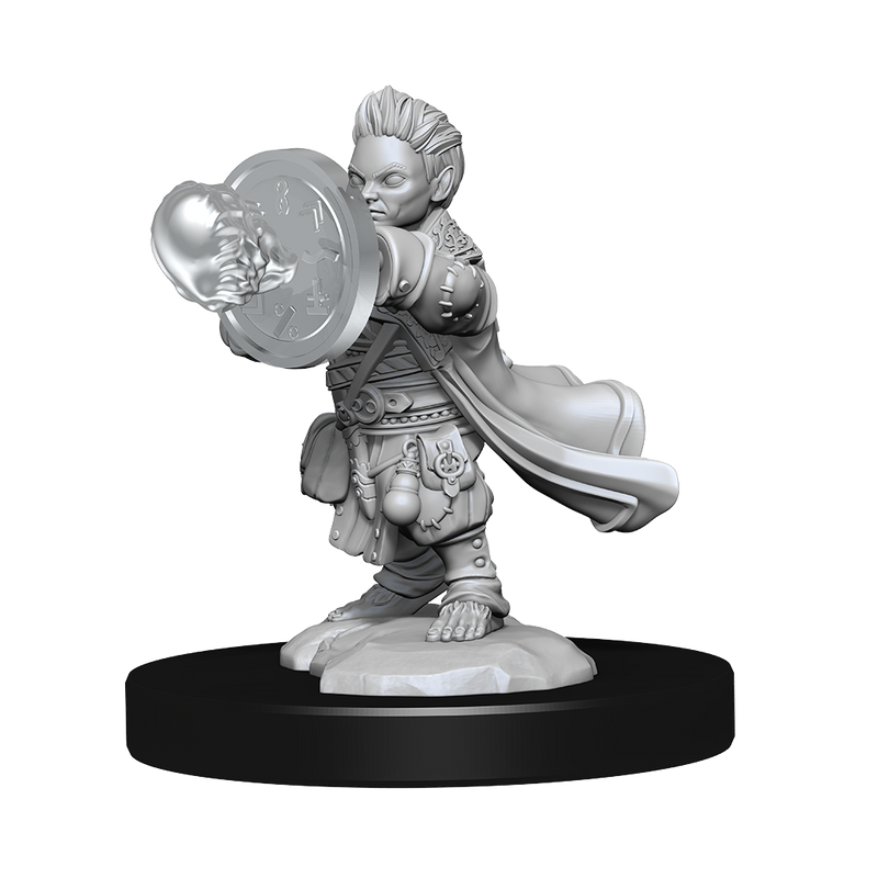 Pathfinder Battles Unpainted Miniatures: Halfling Male Wizard