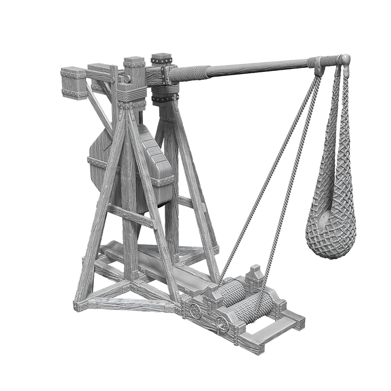 WizKids Deep Cuts Unpainted Miniatures: Trebuchet