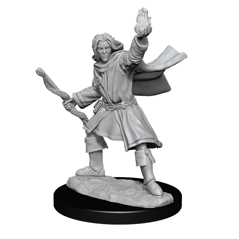 Pathfinder Battles Unpainted Miniatures: Elf Male Sorcerer