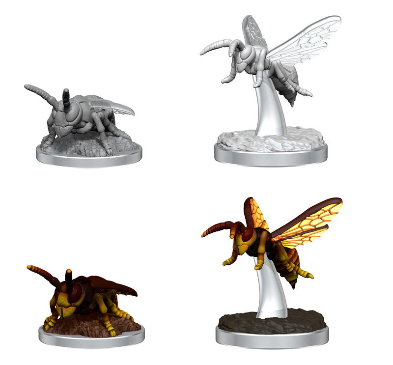 WizKids Deep Cuts Unpainted Miniatures: Murder Hornets
