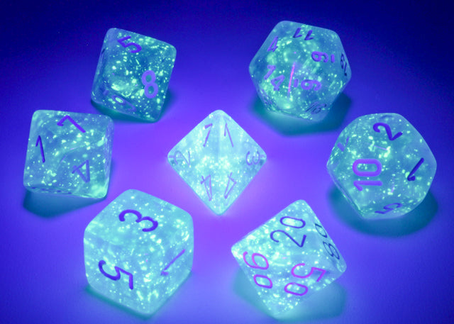Chessex: Polyhedral Borealis LUMINARY Dice sets
