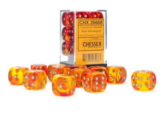 CHESSEX: D6 Gemini™ DICE SETS - 16mm
