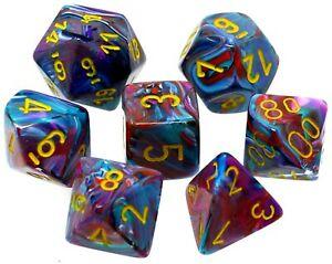 Chessex: Polyhedral Festive Dice sets