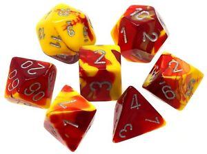 Chessex: Polyhedral Gemini Dice sets