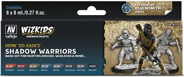 Vallejo Wizkids Premium Paint Set: Shadow Warriors