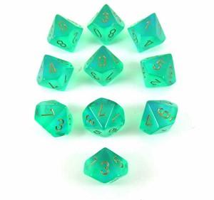 Chessex: Polyhedral Borealis Dice sets
