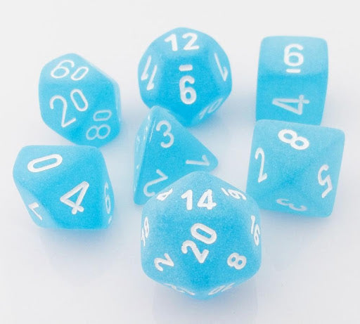 Chessex: Polyhedral Frosted Dice sets