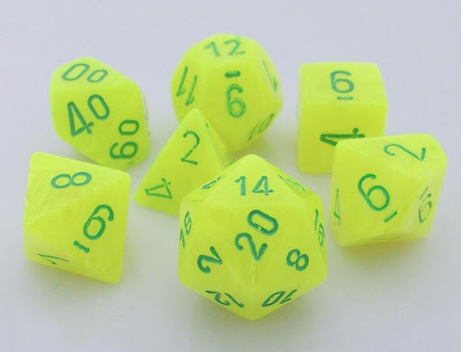 Chessex: Polyhedral Vortex Dice sets